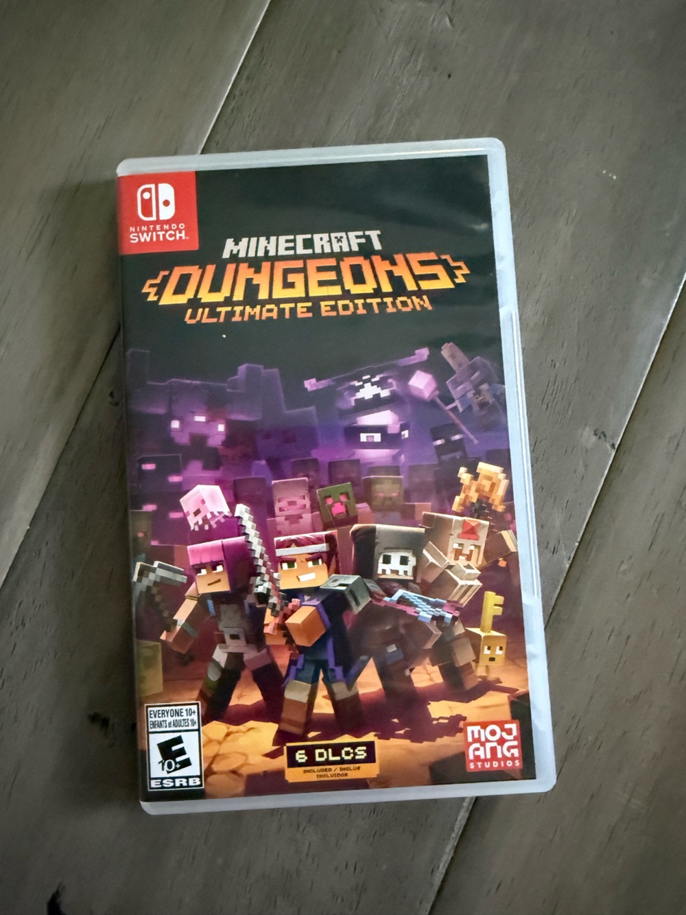 Minecraft Dungeons Ultimate Edition for Nintendo Switch - Purple Cover
